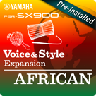 African (Pachet de expansiune preinstalat - date compatibile Yamaha Expansion Manager)