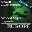 Europe (Pachet de expansiune preinstalat - date compatibile Yamaha Expansion Manager)