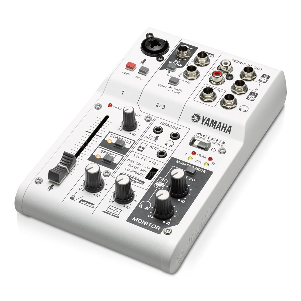 Yamaha　AG03 AG06 / AG03 - Overview - Mixers - Products - Streaming & Gaming
