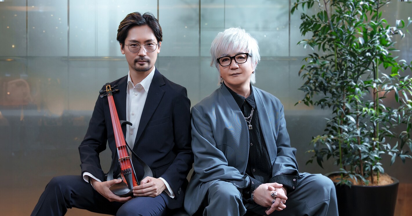 Violinist Naoto Sakiya and Producer Daisuke Asakura