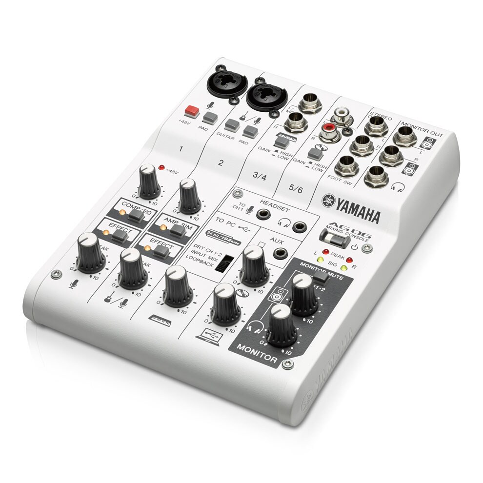 DJ機材 YAMAHA AG03 MIXING CONSOLE AG06 / AG03 - Overview - Mixers - Products - Streaming & Gaming
