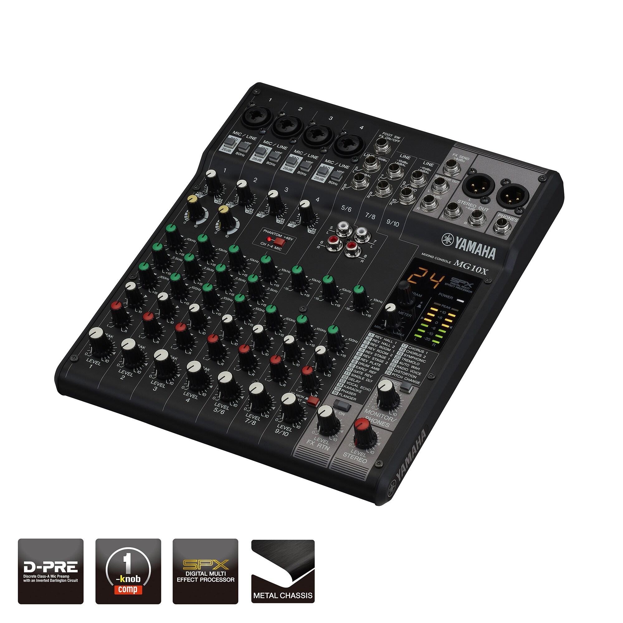 MG Series - Overview - Mixers - Products - Audio - Yamaha
