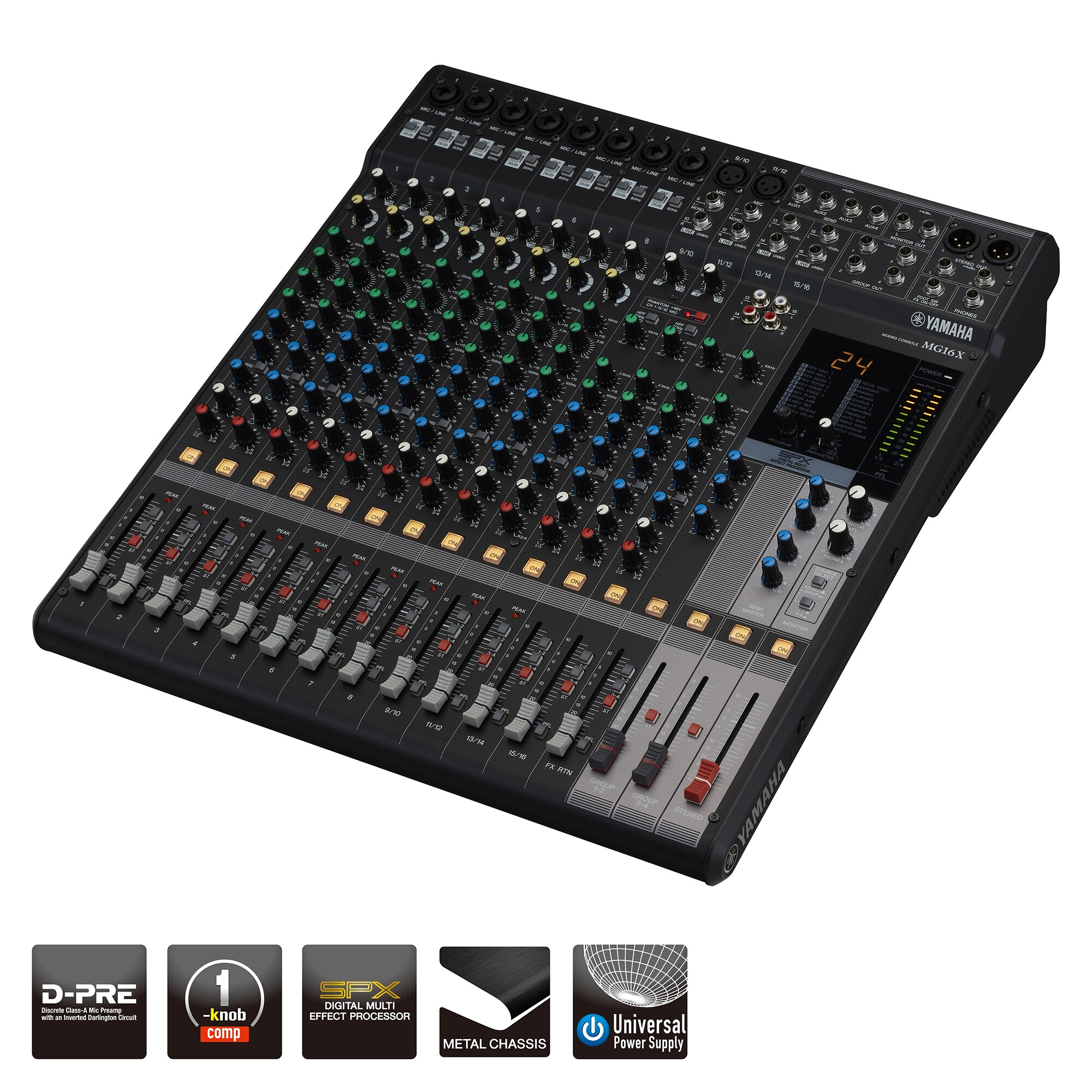 MG Series - Overview - Mixers - Products - Audio - Yamaha