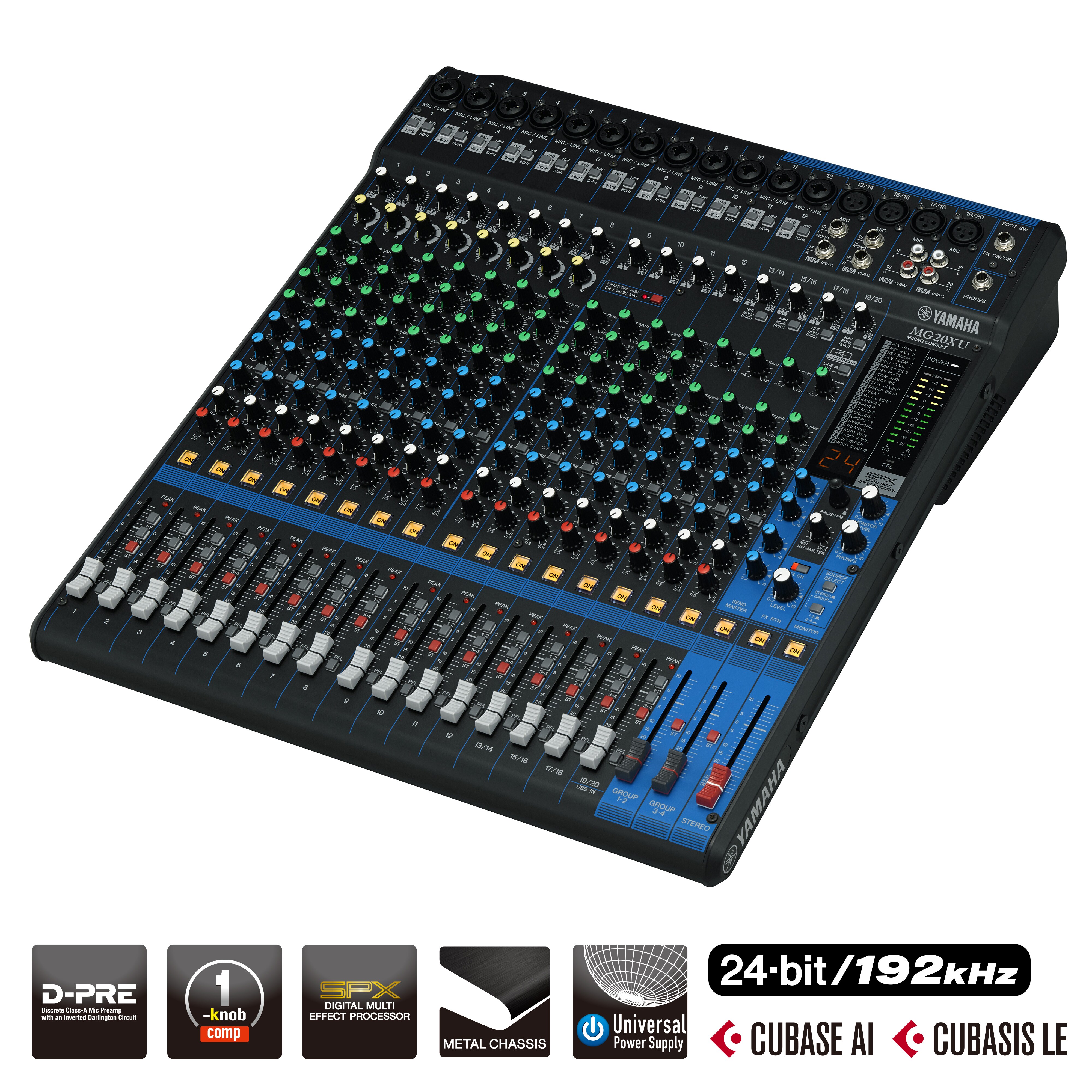 MG Series - Overview - Mixers - Products - Audio - Yamaha