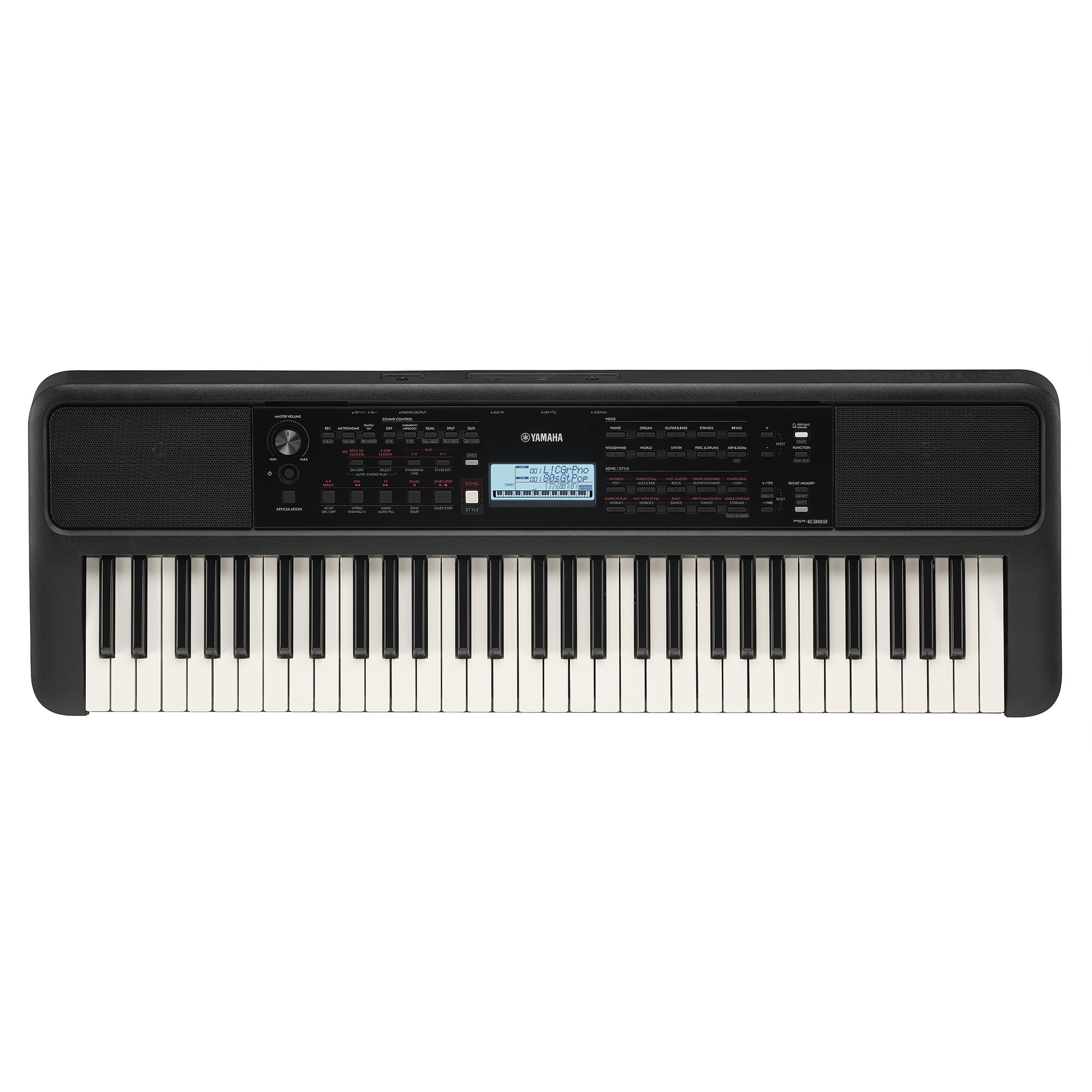 PSR-E383 - Overview - Portable Keyboards - Products - Keyboard