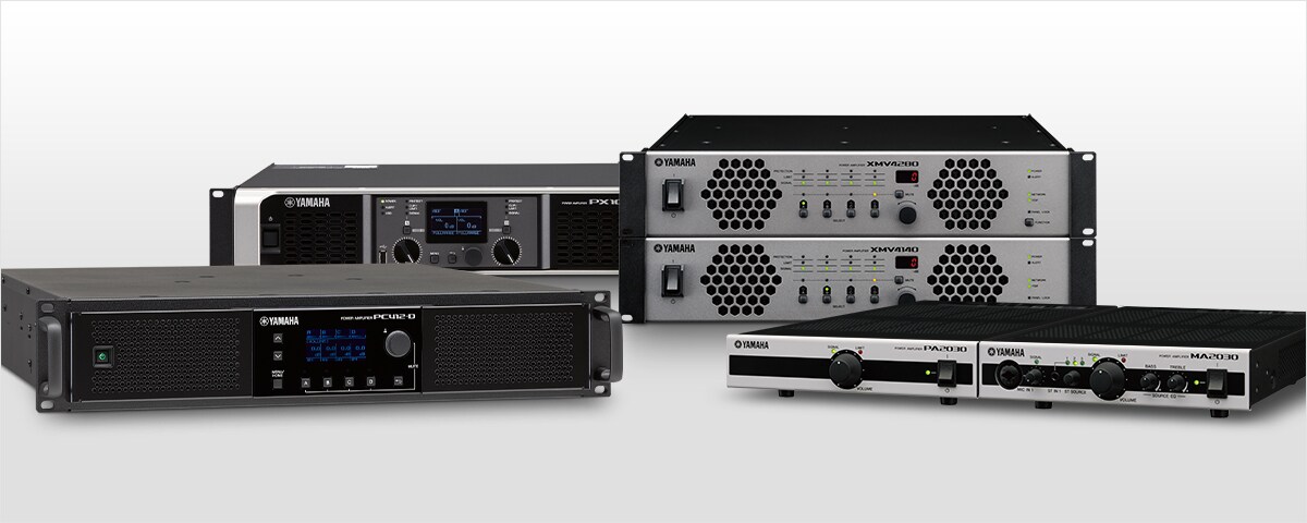 Power Amplifiers - Products - Audio - Yamaha - Business - România