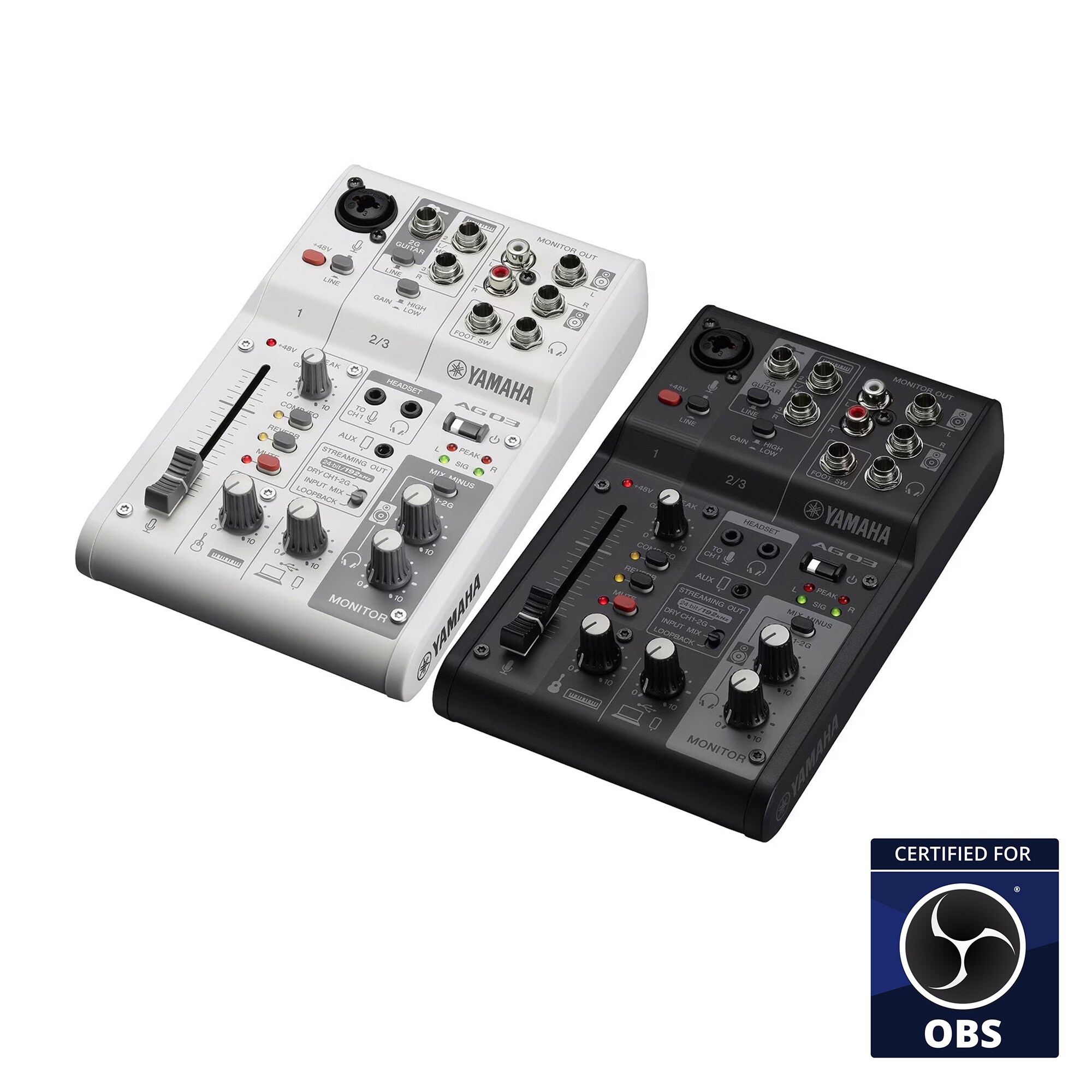DTM・DAW YAMAHA Live Streaming Mixer AG03 MK2 AG03MK2 - Overview - AG Series - Mixers - Products - Streaming