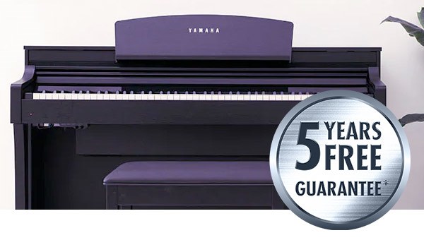 Yamaha CLP745R Clavinova Digital Piano; Rosewood | Bonners Music