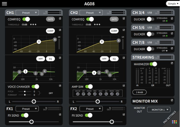 "AG08 Controller" provides precise control