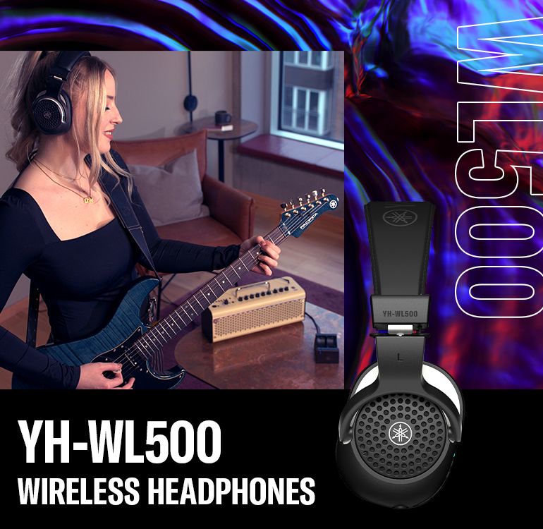 ニワトリ YAMAHA ワイヤレスヘッドホン YH-WL500 YAMAHA YH-WL500(楽器用ワイヤレスヘッドホン) ｜イケベ楽器店